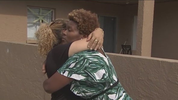 Mom helps fire victim who once saved her choking baby