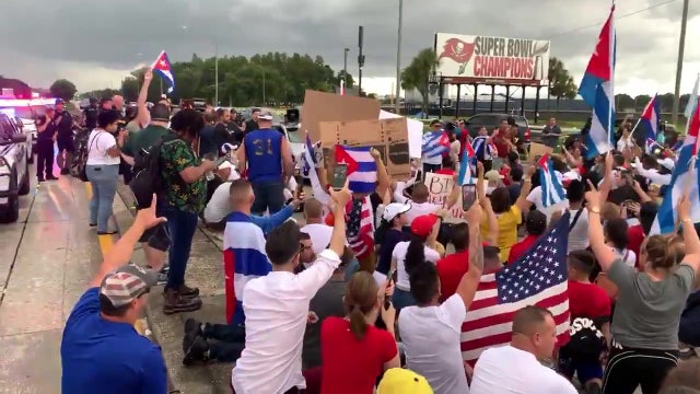 FHP trooper injured, 3 arrested during Bay Area protests supporting Cuba