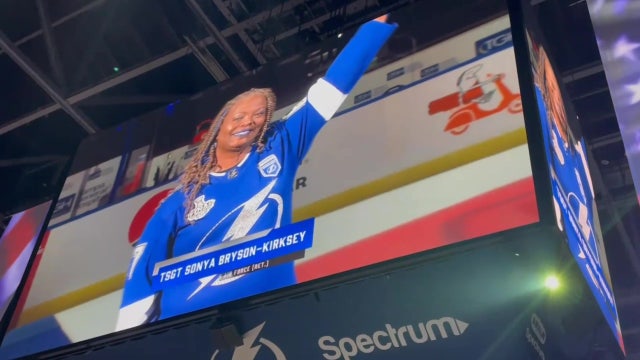 Veteran's performance of national anthem becomes tradition at Amalie Arena