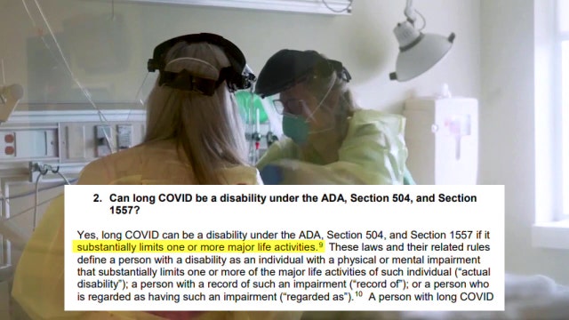 Long-haul COVID-19 now considered a disability