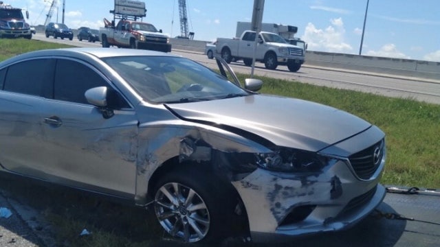 FHP: Woman crashes into Road Ranger truck on Howard Frankland bridge, then flees the scene