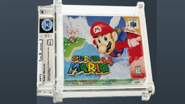 Unopened Super Mario 64 game from 1996 sells for $1.56 million