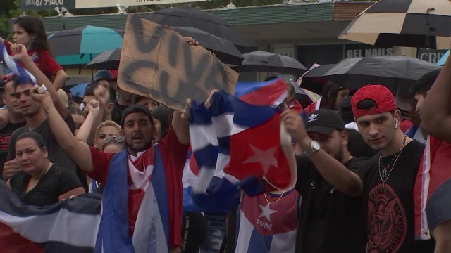 Tampa protesters call for change in Cuba