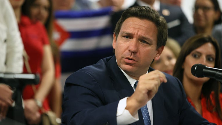 Florida Governor DeSantis Holds Roundtable On Cuba In Miami