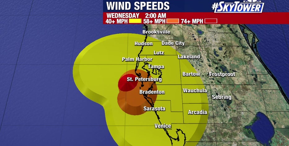 Timeline of Hurricane Elsa's impacts on Tampa Bay