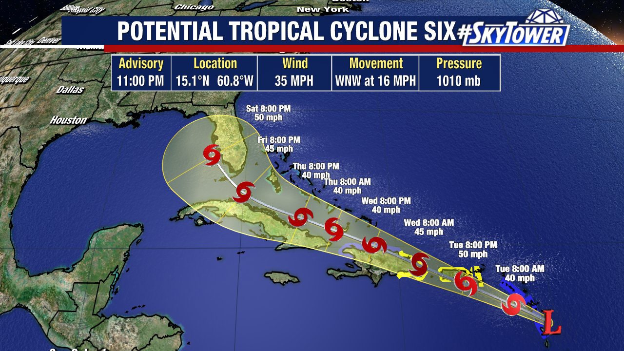 Tropical Storm Fred expected to form; may approach Florida