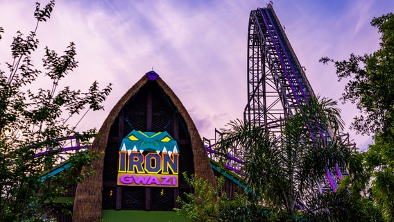 After two-year delay, Iron Gwazi roller coaster finally opens to passholders at Busch Gardens this weekend