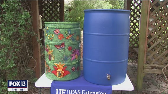 Learn to harvest rainfall, conserve water to reduce runoff pollution