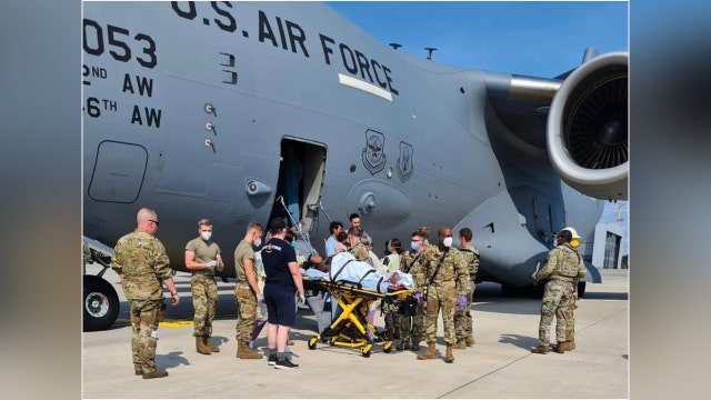 Afghan mother gives birth aboard US evacuation aircraft