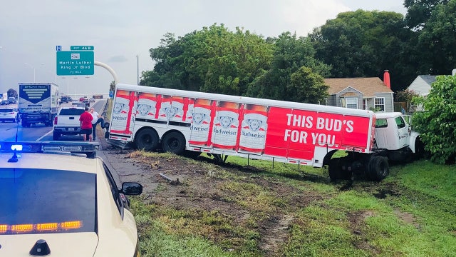 Wet road blamed in I-275 truck crash