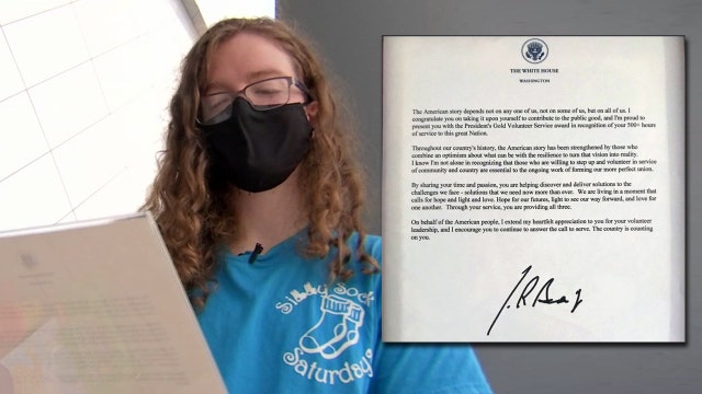 President Biden recognizes Polk County teen for creating ‘Silly Sock Saturdays’ for pediatric patients