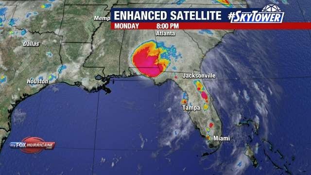 Fred makes landfall in Florida as strong tropical storm