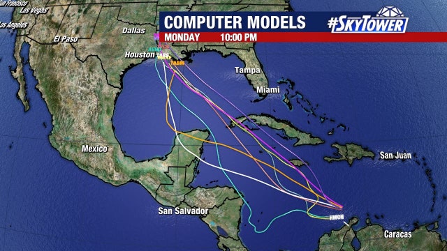 Forecast: Track for tropical disturbance in Caribbean brings northwest Gulf into play