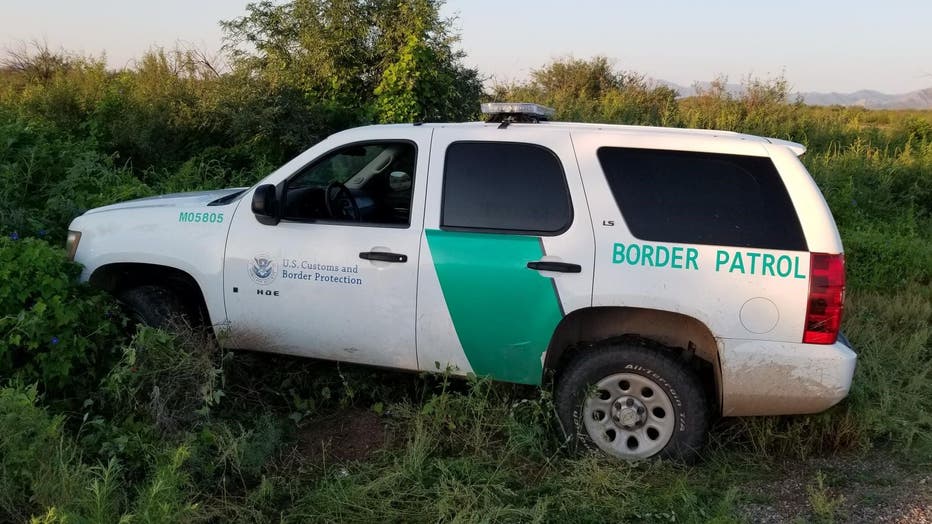 fake border patrol vehicle