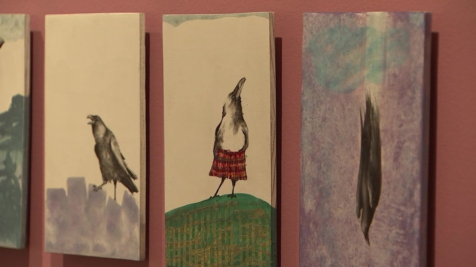 Crow A Day Exhibit Honors Memory Of Artist S Mother