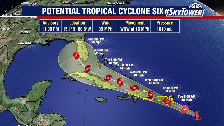 Tropical Storm Fred Expected To Form; May Approach Florida | FOX 13 ...