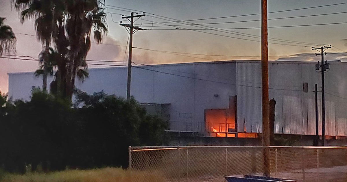 Firefighters battle warehouse fire in Largo | FOX 13 Tampa Bay
