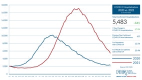 Decrease in Florida COVID-19 hospitalizations continues