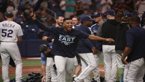 Tampa Bay Rays clinch 2nd straight AL East title, beat Marlins 7-3