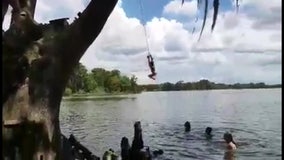 Tempers flare around Winter Haven after popular Lake Eloise rope swing vanishes