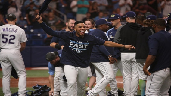 Tampa Bay Rays clinch 2nd straight AL East title, beat Marlins 7-3