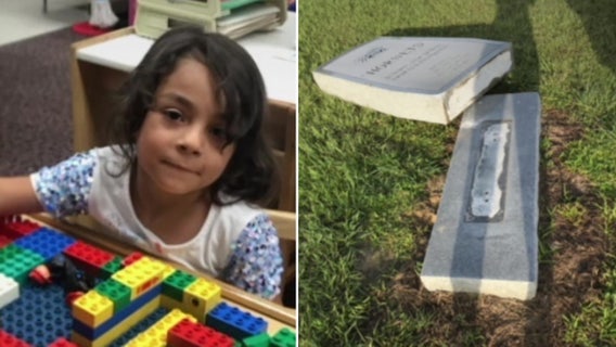 5-year-old Georgia girl killed after stone monument falls on her