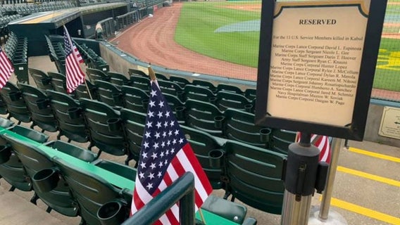 Bradenton Marauders reserve 13 seats behind home plate for service members killed in Afghanistan