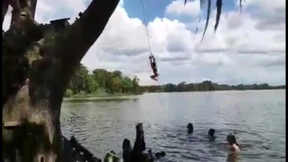 Tempers flare around Winter Haven after popular Lake Eloise rope swing vanishes