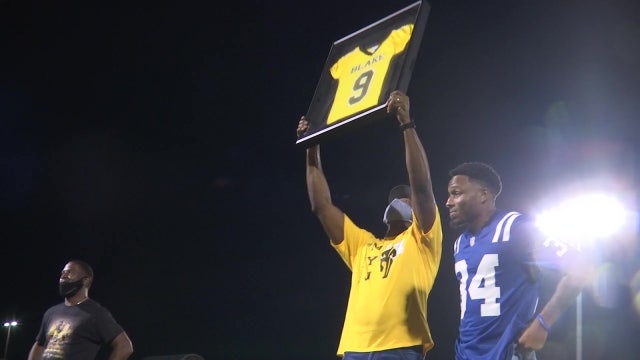 Blake High School retires Isaiah Rodgers' number 9