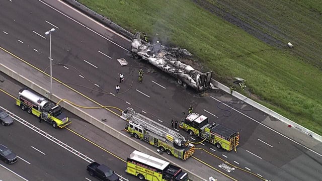 FHP: 1 killed in fiery crash on Veterans Expressway
