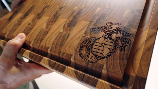 From Riverview garage, veteran crafts unique teak gifts