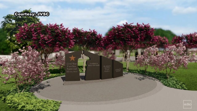 Tribute to gold star families arrives at Florida National Cemetery; first of several planned monuments