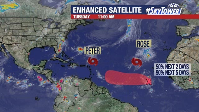 Tropical wave in east Atlantic likely to become ‘Sam’