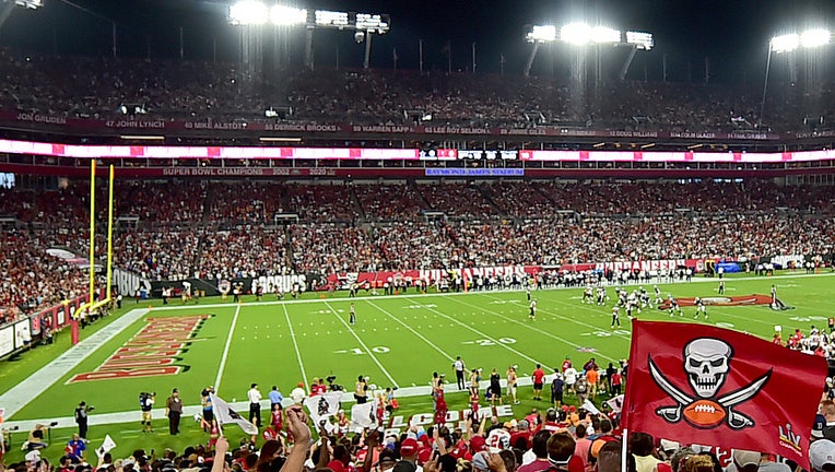 Buccaneers 2021 Super Bowl LV Champs Car Flag 