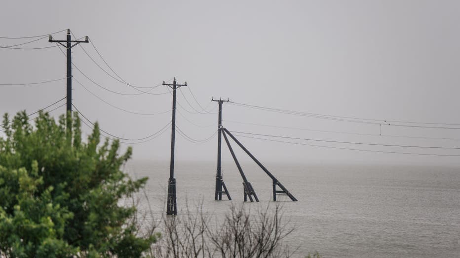 8702584f-Tropical Storm Nicholas Brings Heavy Rains To Texas