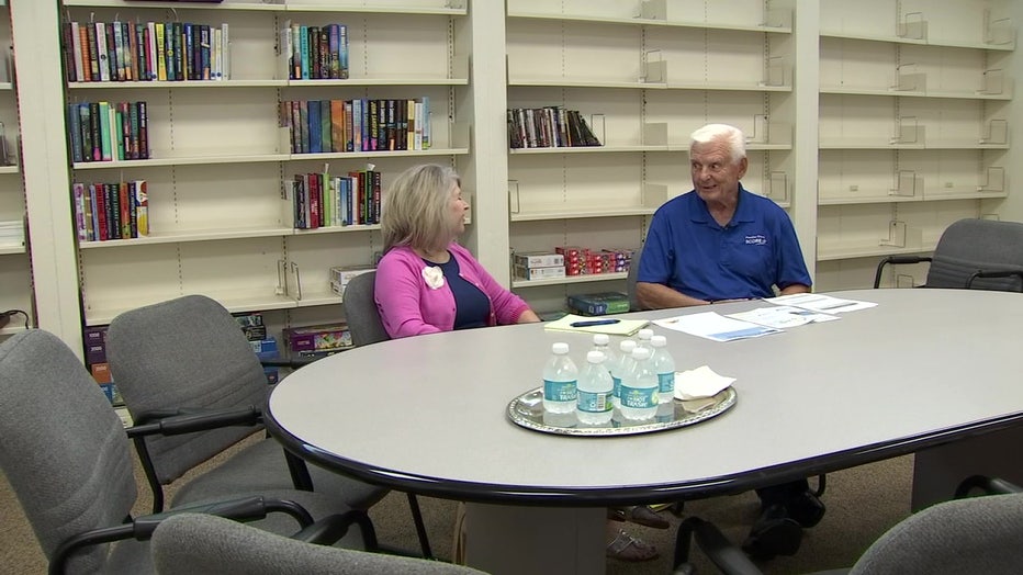 Older SCORE mentors at the St. Pete Beach Library.