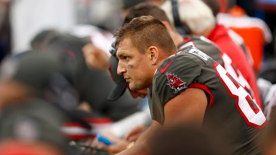 Bucs say Gronkowski out for Sunday’s game at New England