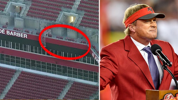 Jon Gruden's name officially removed from Buccaneers' Ring of Honor