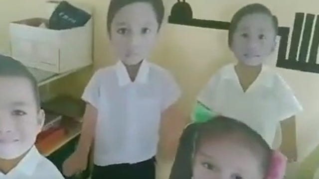 Philippine teacher uses life-size cutouts of students during COVID-19 school lockdown