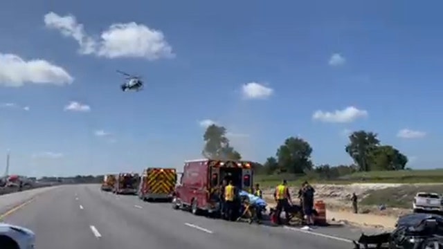 5 hospitalized following I-75 crash in Pasco County