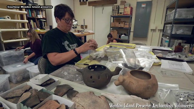 Artifacts dating back thousands of years on display at Weedon Island