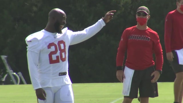 Lenny leading the way for the Bucs on the ground