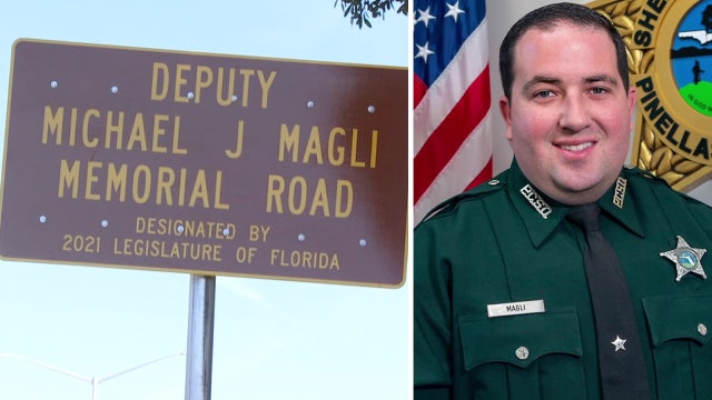 'This is his legacy': Tarpon Springs road dedicated to fallen Pinellas County deputy