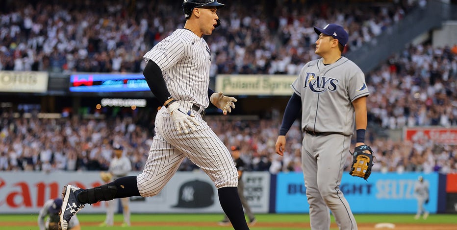 Yankees 1, Rays 0: Aaron Judge's walk-off clinches playoff spot