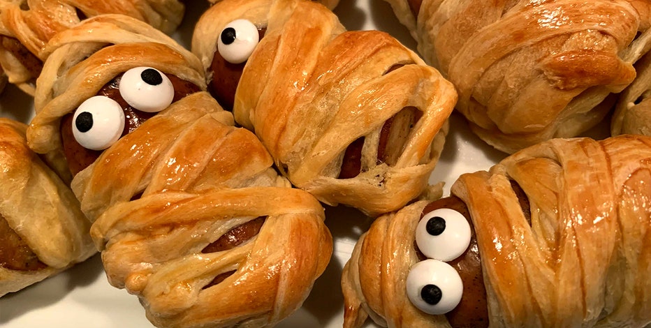 Spooky Sausage Mummies - Something Sweet Something Savoury