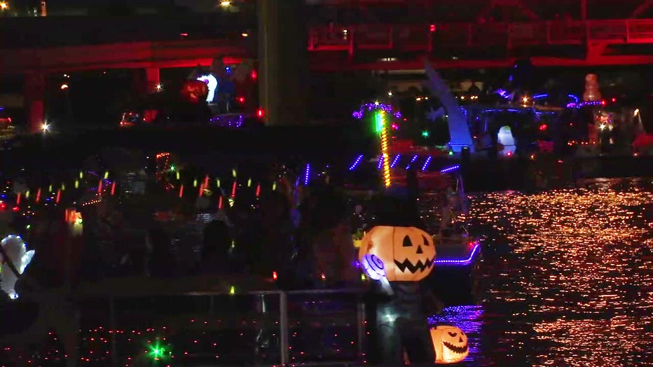 Tampa boaters try to scare cancer away during Halloween festivities - FOX 13 Tampa Bay