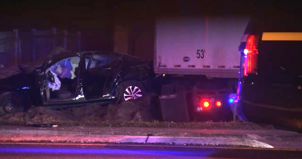 Semi-truck driver dies following early-morning crash in Tampa | FOX 13 ...