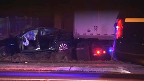 Semi-truck driver dies following early-morning crash in Tampa