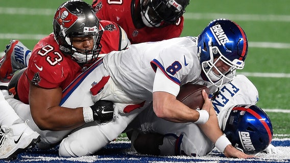 Giants QB Daniel Jones knows all about playing Buccaneers