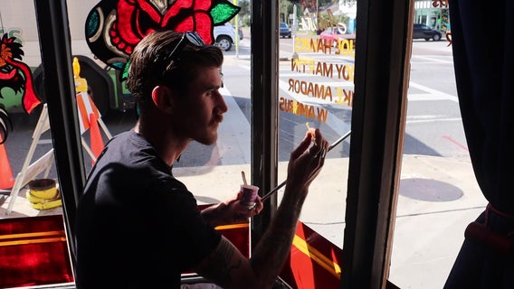 St. Pete artist resurrects hand-painted sign industry after going flat in the 1980s